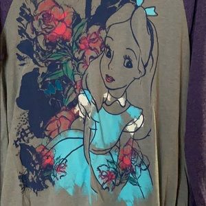 Alice in Wonderland Baseball Tee